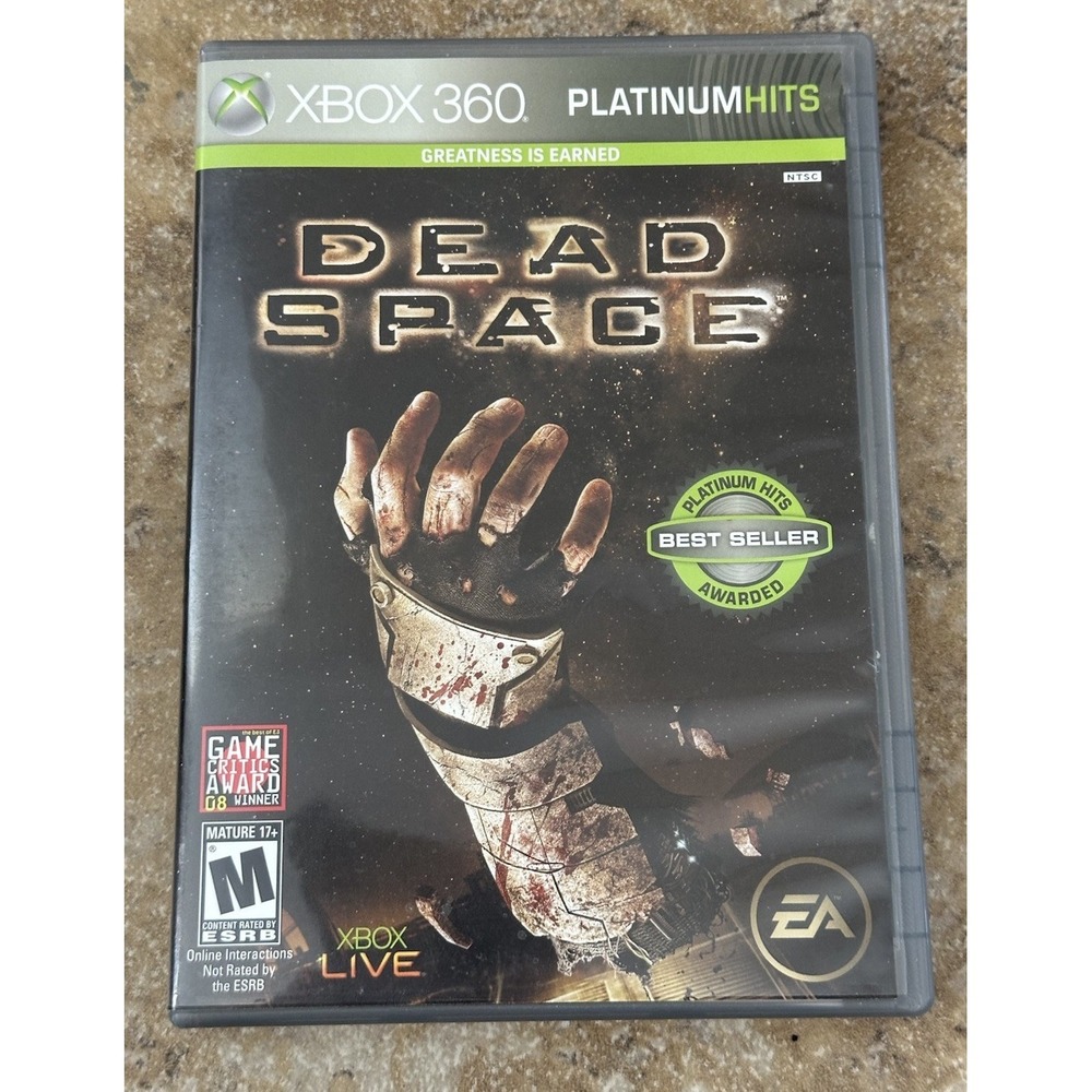 Dead Space (Xbox 360, 2008) Platinum Hits With Manuel